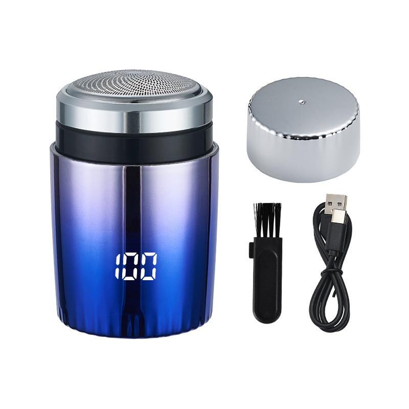 Usb Electric Shaver Rechargeable Waterproof Beard Trimmer Led Display Screen