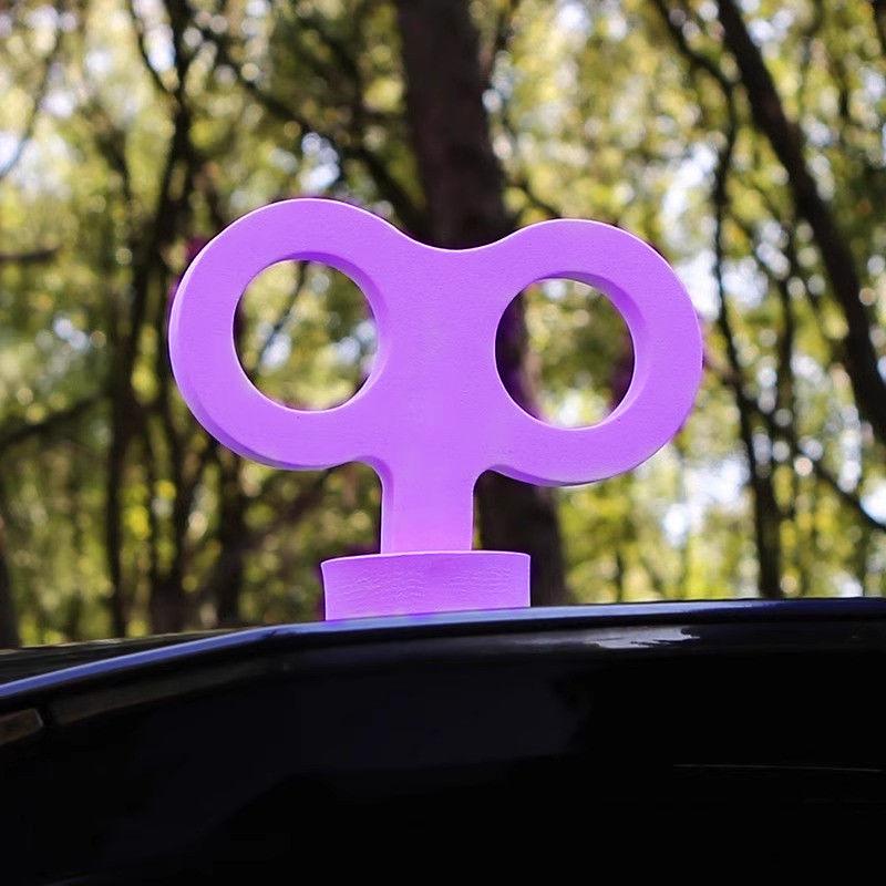Car Roof Decoration Cat Rabbit Ear Tree Sapling Cute Ornaments Accessories for Electric Vehicles Creative Automobile Top Decor