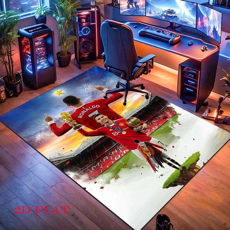 CR poster Carpet Rug for Living Room Bedroom Home Sofa Decoration,Kids play Nonslip Floor Mat