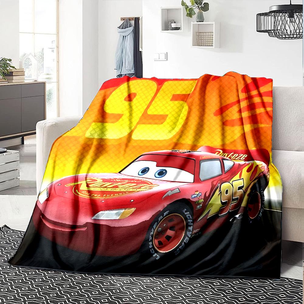 1pc Cars Movie Characters Flannel Blanket,Ultra Soft Warm Plush Throw for Home Bedroom Bed Sofa Cover Camping Picnic gift Y71711