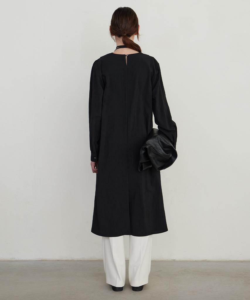Notia Drape Strap Long One-Piece - Black