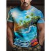 Fashion 3D Print Men Short Sleeve Round Neck T-Shirt Plus Size Tee Summer Casual Tshirts