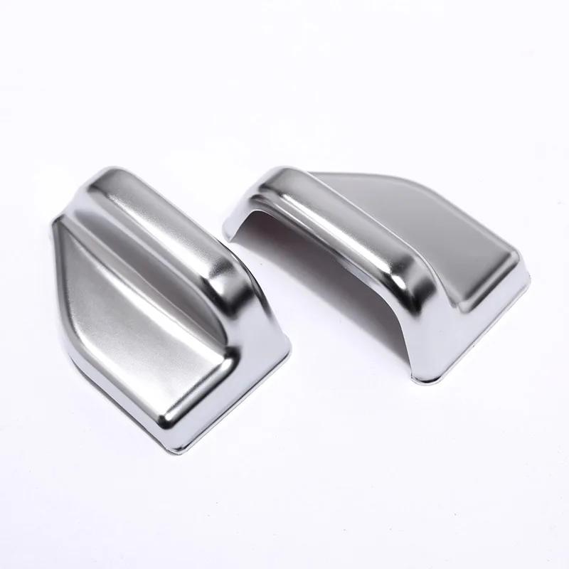 ABS Carbon Fiber Texture/Chrome Car Seat Safety Belt Cover Trim For Mercedes Benz B CLA GLA Class W117 C117 W246