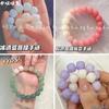 Bracelet Around the Finger Soft Gradual Change Color Ice Through Pink Bead Bracelet Students Girls Plate Play Beads Send
