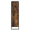 Bookshelf Smoked Oak Finish 99.5 x 30 x 108.5 cm Particleboard