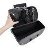 Tail Bag Side Saddlebag Tail Bag Luggage Pouch Storage Black 80L For Motorbike