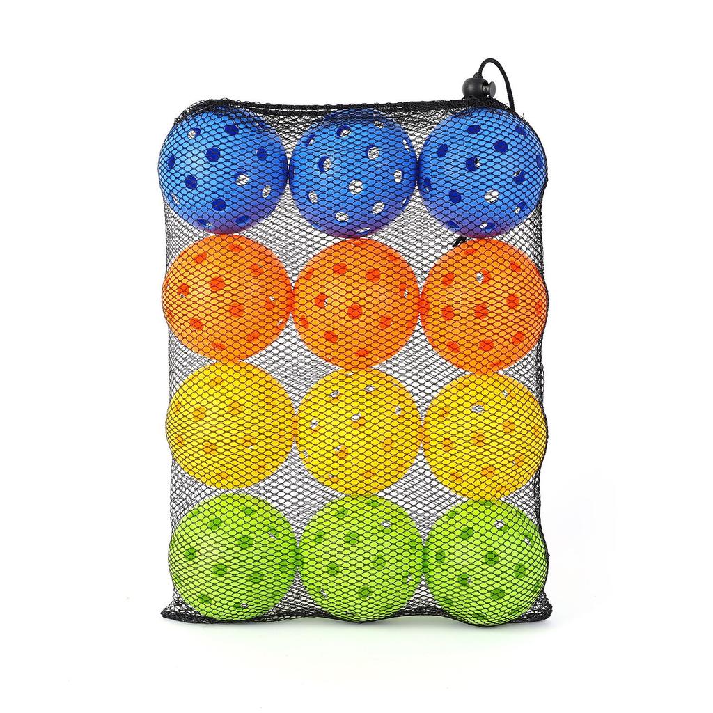74mm Luminous Pickleball, 40-Hole Rotational & Injection Molded