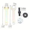 5-teiliges Bohradapter-Set - 10-mm-Schaft, Metall, Kompatibles Elektrowerkzeugzubehör