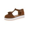 2020 Summer Tassel Buckle Strap Thick Sole Plus Size Women's Casual Sandals