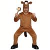 Halloween Paard Kostuum Voor Volwassenen Met Polyester Stof Podium Optreden Kleding Voor Feestelijke Gelegenheden