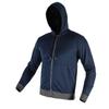 KOMFORT Kapuzenpullover mit Reißverschluss, marineblau, Größe XXL