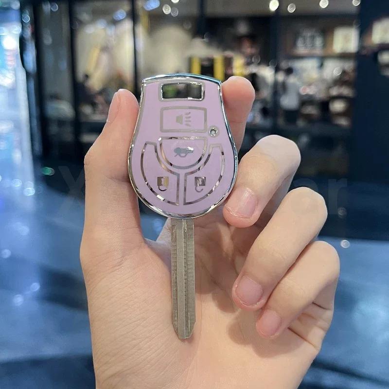 Leather TPU Car Smart Key Cover Bag Case Shell Protector Keychain for Changan Eado CS35 Raeton CS15 V3 V5 V7 Accessories