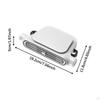 3 Speeds Backseat Headrest Cooling Fan Lightweight Automotive Compact Car for Driver and Seat