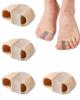 Gel Toe Separator, Toe Corrector, Toe Separator (Double Ring Bunion Corrector, 4 Pack)