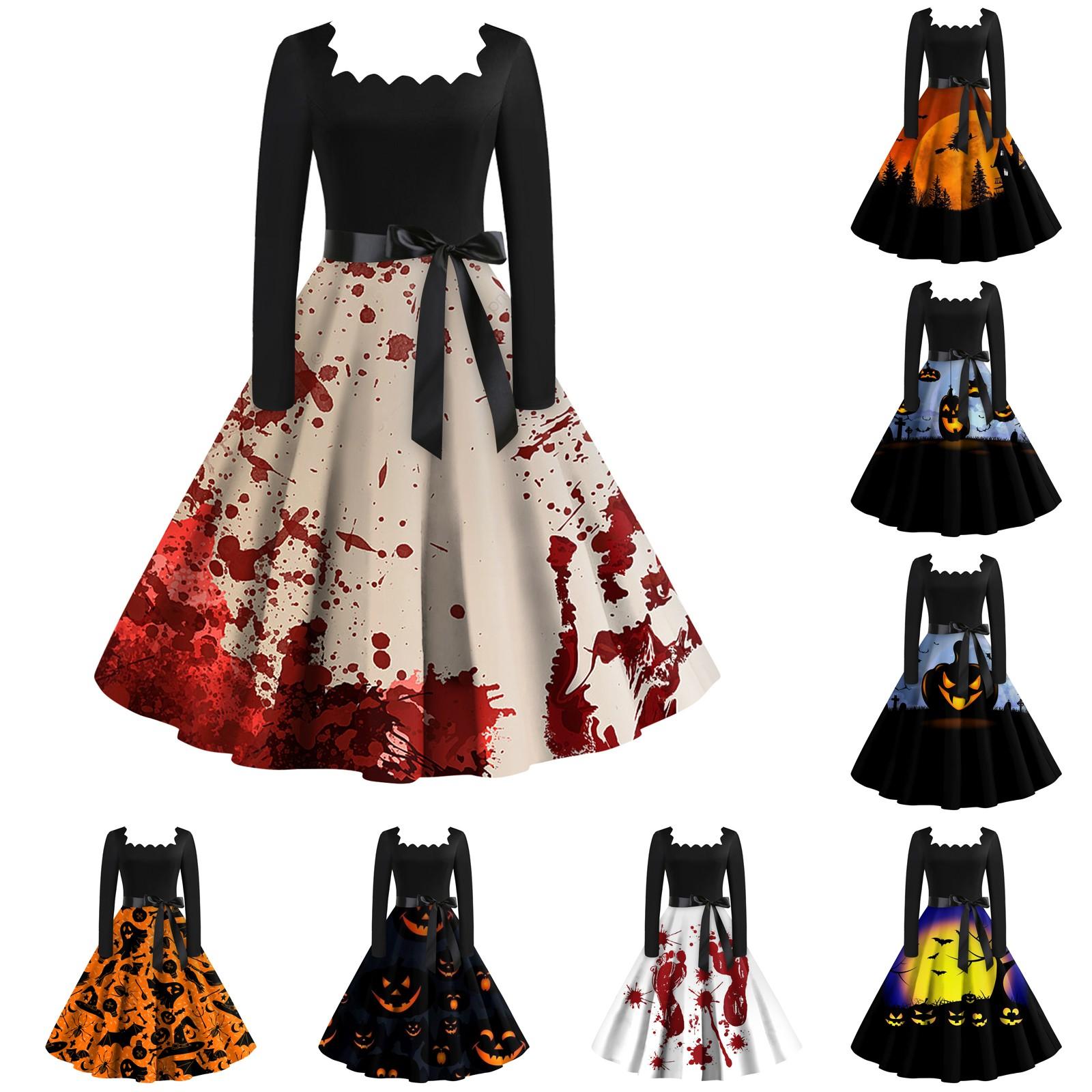 

Женское модное повседневное облегающее платье с квадратным вырезом и цветочным принтом с длинными рукавами S