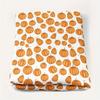 Watercolor Pumpkin Print Flannel Blanket White Background Fall Harvest Soft Warm Throw Blanket Sofa Bed Thanksgiving Home Gift