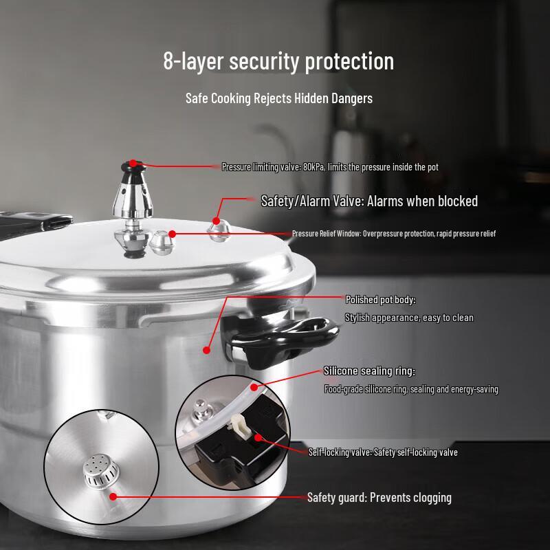 Shuangxi Household Pressure Cooker with Steamer