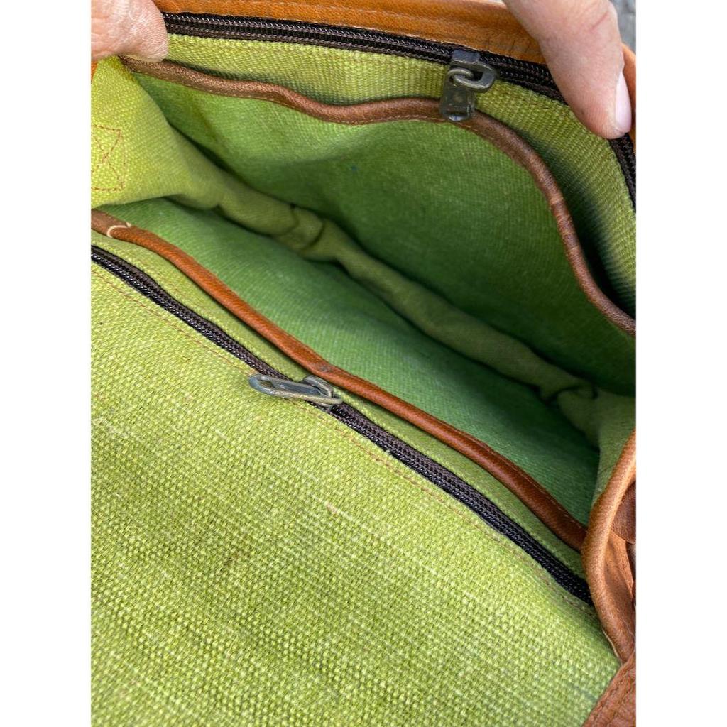 Handmade Leather Crossbody Saddle Bag: Personalized Shoulder Purse