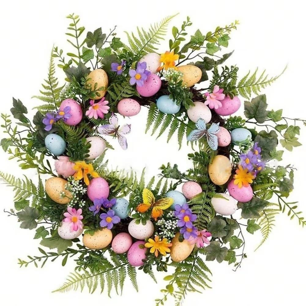 50/100Pcs Colorful Fake Foam Eggs Painted Painted Bird Eggs New Foam Easter Eggs  Photography Prop