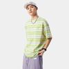 Li Ning Sports Life Collection T Shirt Men's Ecru/Dazzling Green ATSV515-1