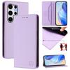 Suitable for Samsung S25/24 phone case, RFID anti-theft, card slot, strong magnetic attraction, flip cover leather case