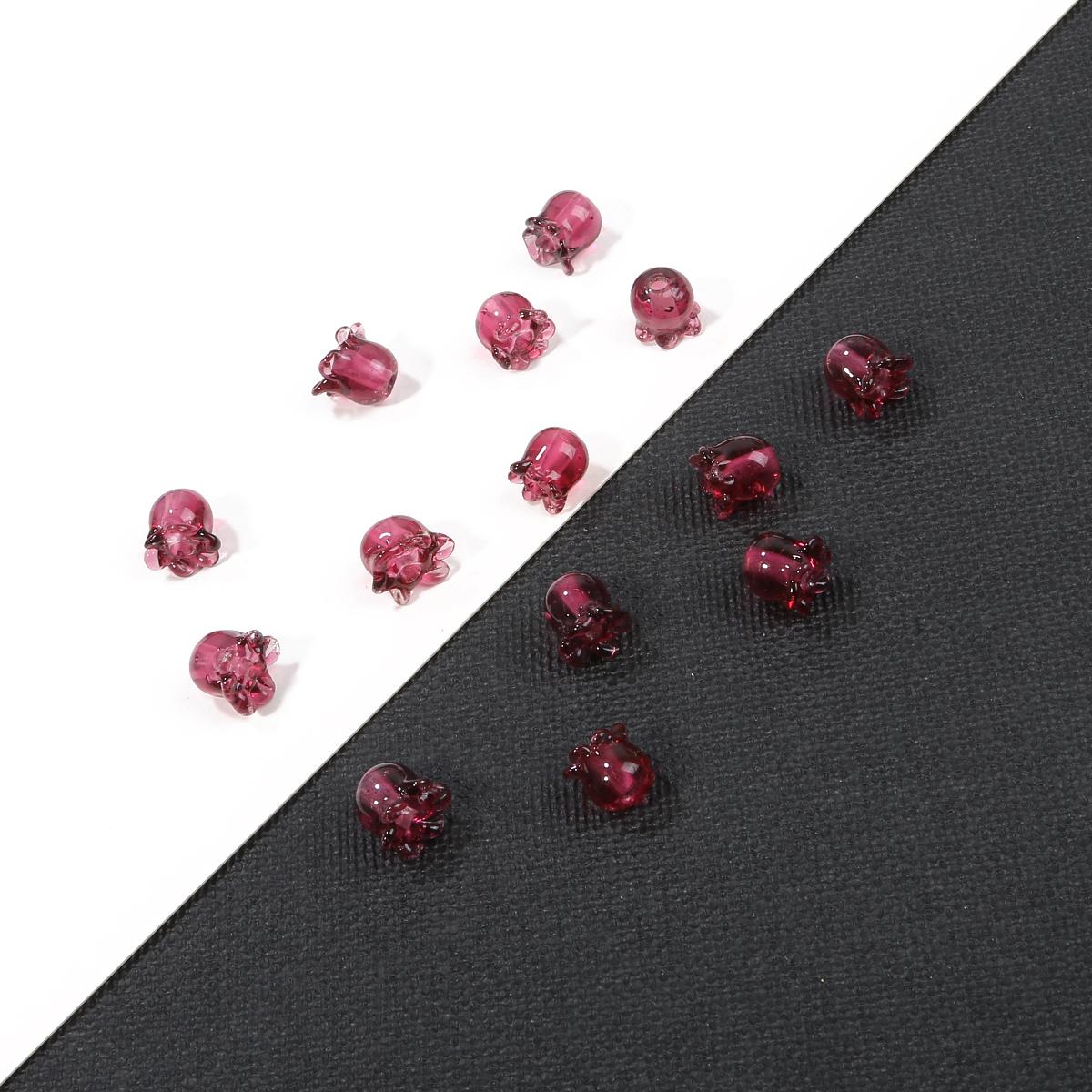 

Хрустальные Стеклянные Бусины Цветок Лилии Свободные Бусины-разделители для DIY Ожерелья Браслета Изготовления Ювелирных Изделий