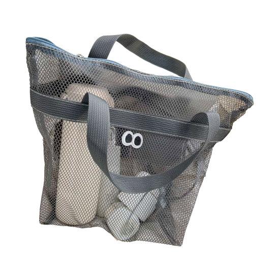 Summer Beach Tote Big Eyes Mesh Bag Sand-proof Waterproof Large Lightweight Travel Bag
