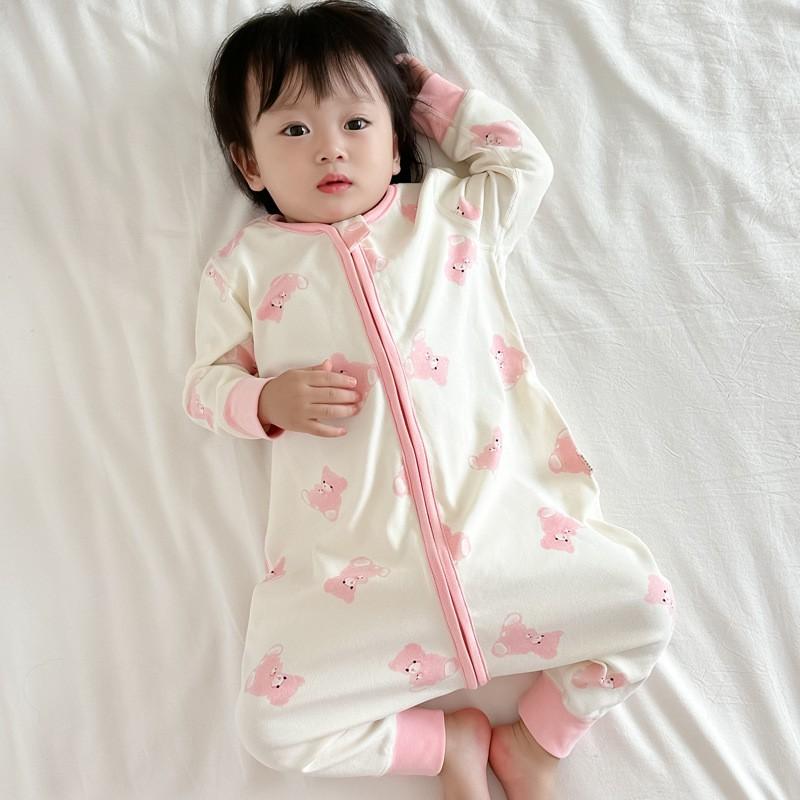 Cotton Baby Sleep Sack With Legs Toddlers 1-3 Years Winter Wear Soft Non-Bone Design Anti-Kick Cover