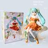 Hatsune Miku Serie Frutta Tappo per Ramen Figura Arancia e Lime Ver Anime Statua in PVC Ornamento da Collezione per Scrivania Modello Giocattolo Regalo