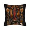 Tattoo Art Pattern Pillow Case Double-sided Vintage Design Decorative Throw Pillow Cover for Home Sofa Bedroom Couch Bed Decor