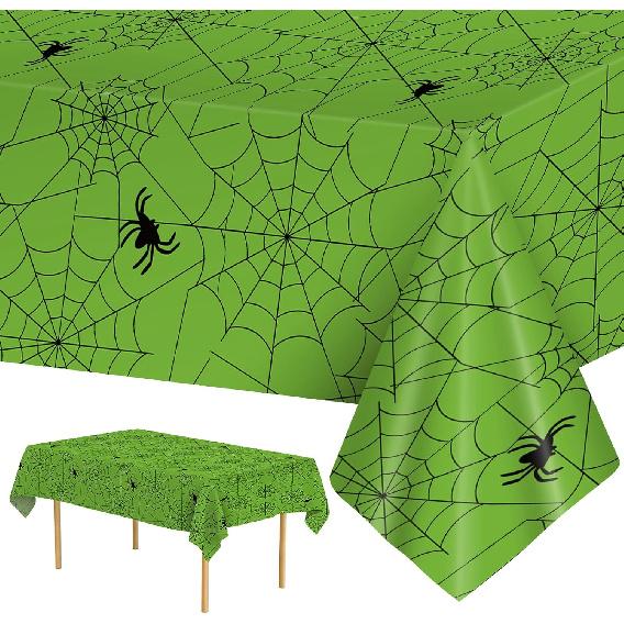 2 Pack Easter Tablecloth - Colorful Easter Eggs Table Cloth, Plastic Disposable Rectangle Spring Easters Egg Table Cover for Easters Tables