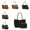 Bolso Tote Casual para Mujer con Material de PU y Múltiples Compartimentos para Uso Diario