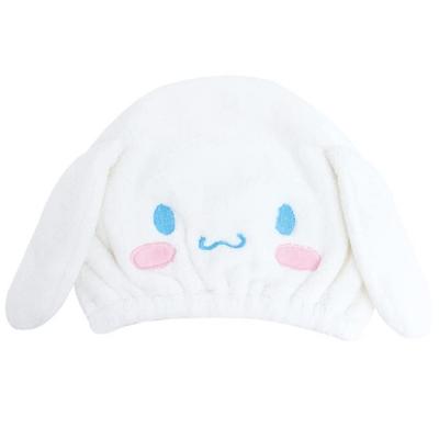 Sanrio Cinnamoroll Nadýchaná osušková čepice na hlavu a vlasy pro dospělé, dívky, chlapce, děti, na plavání, do bazénu, na sušení.