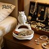 Talos 3D Printed Owl Storage Tray, Large Capacity & Branch Jewelry Tray for Earrings Keys Coins, Decorative Desktop Organizer Home Entrance
