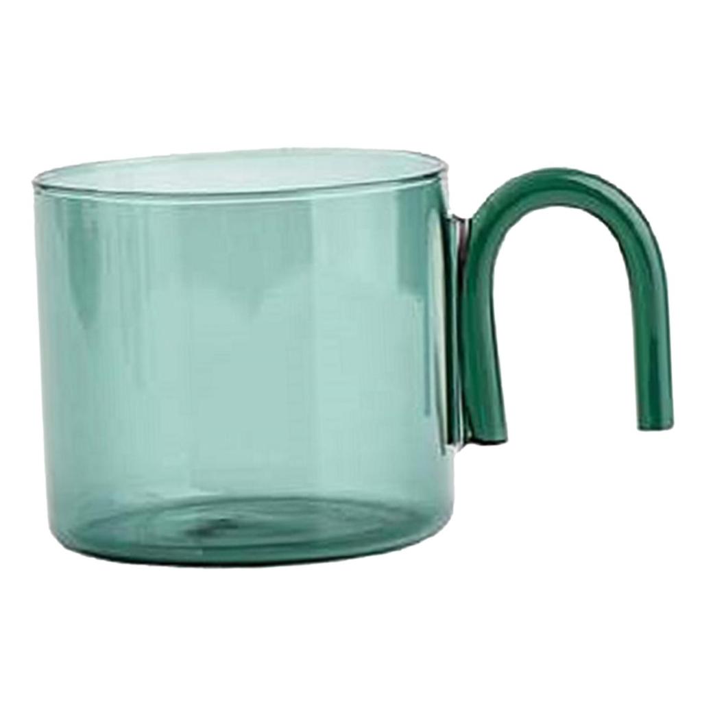 Glas Kaffemugg Dryckesvara Te Dryckeskopp för Frukostflingor Blommigt Te Kontor Hem