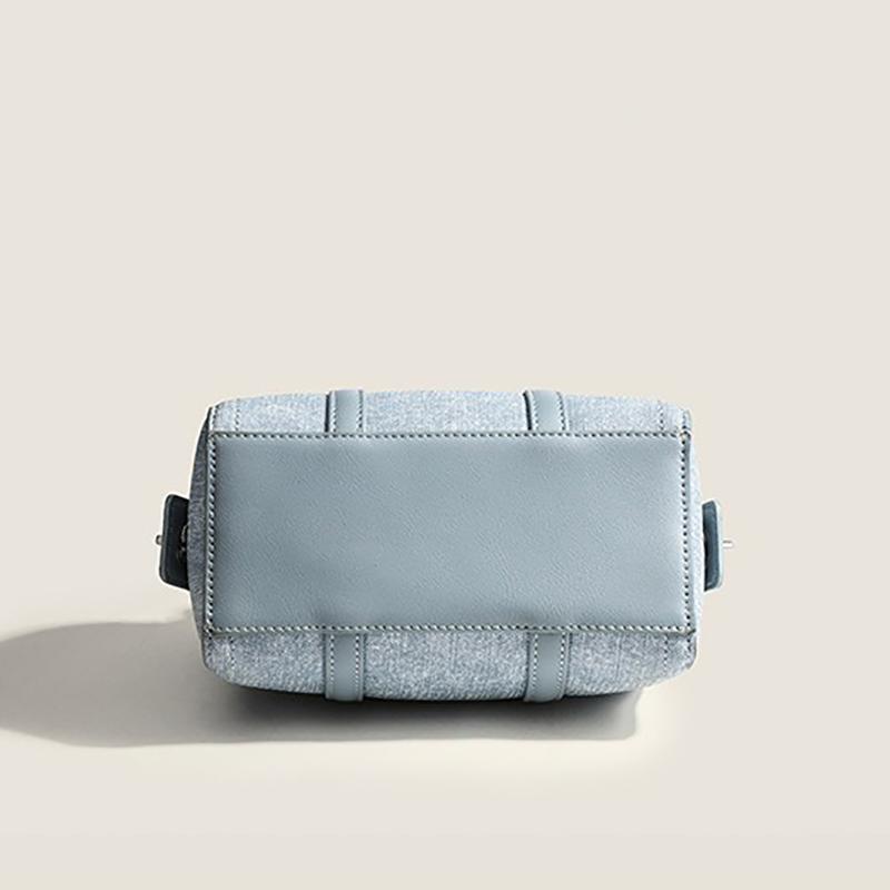 Taschen für Damen 2024 Neuer Stil Die diesjährige beliebte Retro-Denim-Boston-Handtasche High-End-Nischen-Crossbody-Tasche