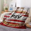 Manta de Franela con Estampado PSV Eindhoven, Alta Calidad, Cómoda para Todas las Estaciones, Decoración del Hogar, Calidez y Confort