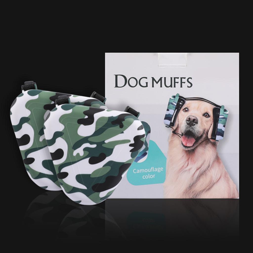 Dog Ear Muffs with Fast Snap Lock Noise Canceling Ear Muffs Dog Hearing Protection Earmuffs for Fireworks Thunder Vacuums