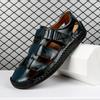 Shoes Men Sandals Outdoor Water Shoes Leather Men's Sneakers Summer Beach Shoes Sandals For Male Large Size Fashion Casual Shoes