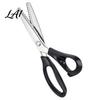 Flower Tooth Fabric Scissors Zigzag Sewing Scissors Stainless Steel Serrated Shears with Ergonomic Handle Non-slip Handle Handheld Edge Cutting for