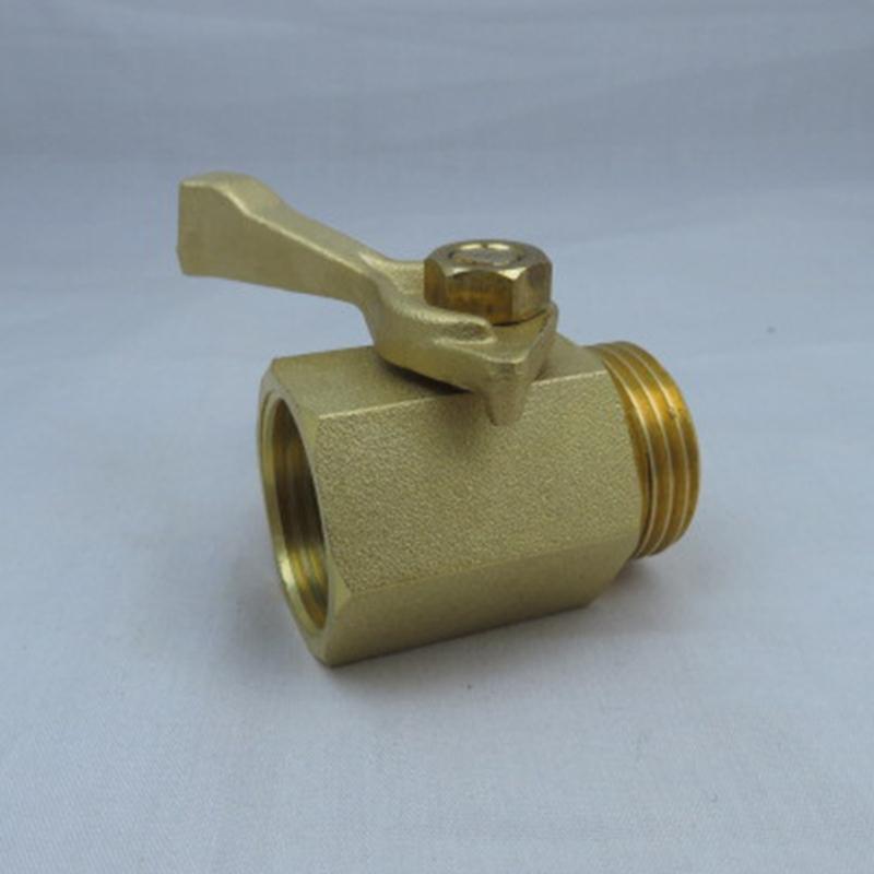 Portable Sturdy Brass 3/4Inch Hose Shutoff Valves Convenient for Outdoor Faucets and Sprinkler Systems Daily Use