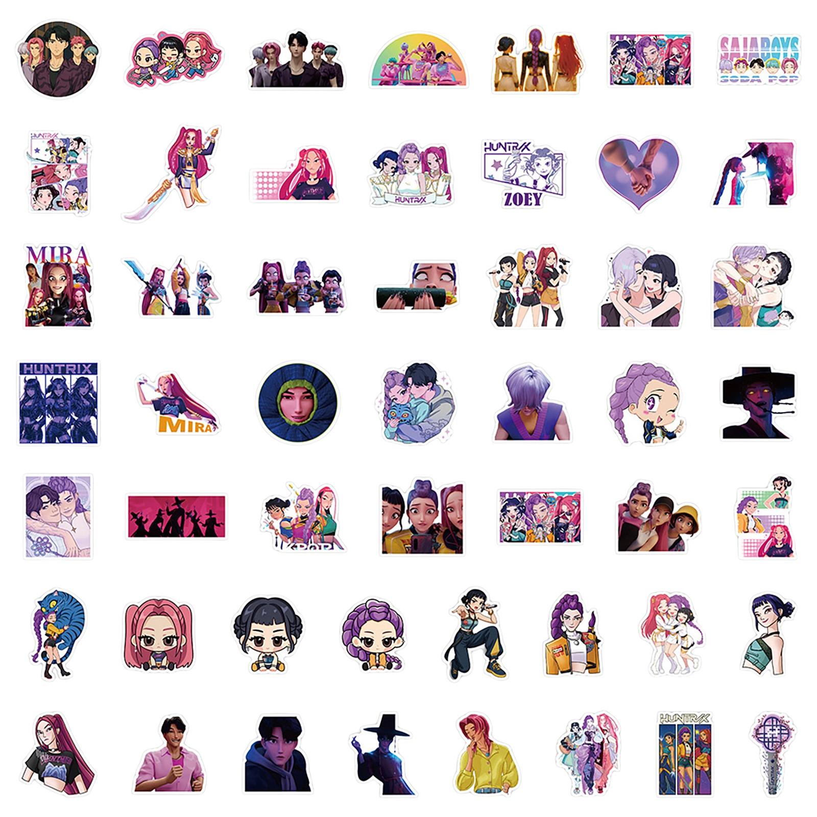 

50 шт. Наклейки на чемоданы, водонепроницаемые наклейки, скутер, компьютер, планшет, мультяшное украшение One Size