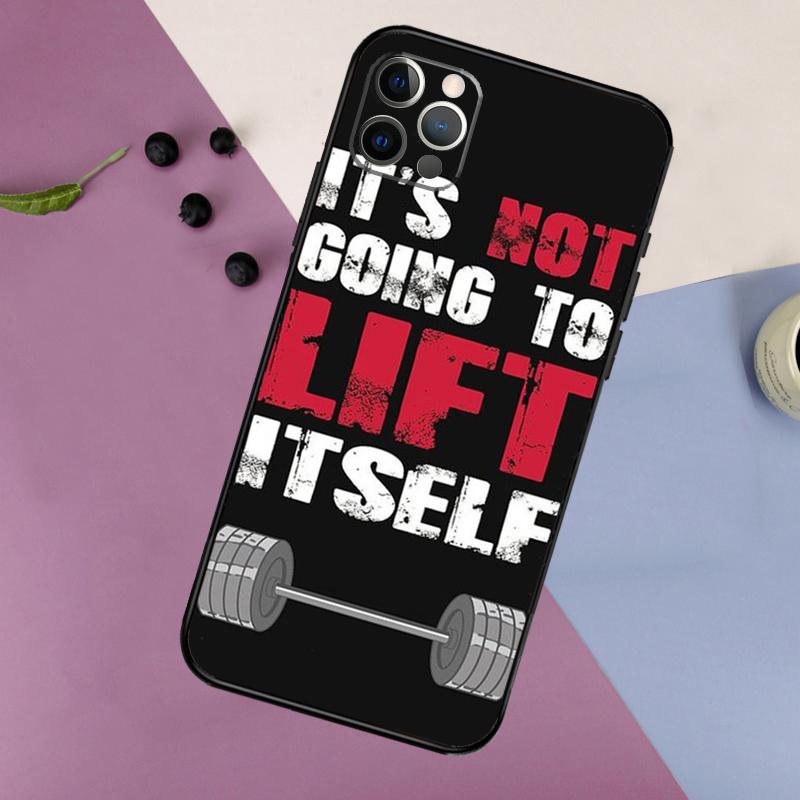 Bodybuilding Gym Fitness Phone Case For iPhone 16 15 14 13 12 11 17 Pro Max 13 Mini 16 Plus 16e 17 Air Bumper Cover