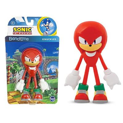 Figurka Sonic zginana (Knykcie) 18880d Lalka Zabawka Gra JEŻ Knuckles Kolekcja Towary z Postacią Prezent Import z USA 55023