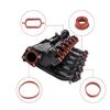 20 Stück Autoteile Zubehör Ansaugkrümmer Dichtungssatz für BMW M47 M57 E46 E53 E60 E63 E65 E87 E90 E91