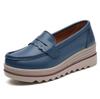 Damesko Fritidssko Dame Flate Sko Loafers Slip on Damesmokasiner Pustende Dame Platform Sneakers Zapatos Mujer