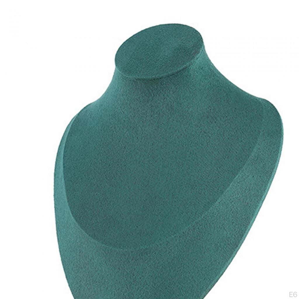 Jewelry Display Mannequin Bust Chain Stand Stable with Base Model Pendant Holder for Show
