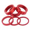 6Pcs Aluminum Alloy Bike Headsets Spacers Replacement Bicycles Front Stem Fork
