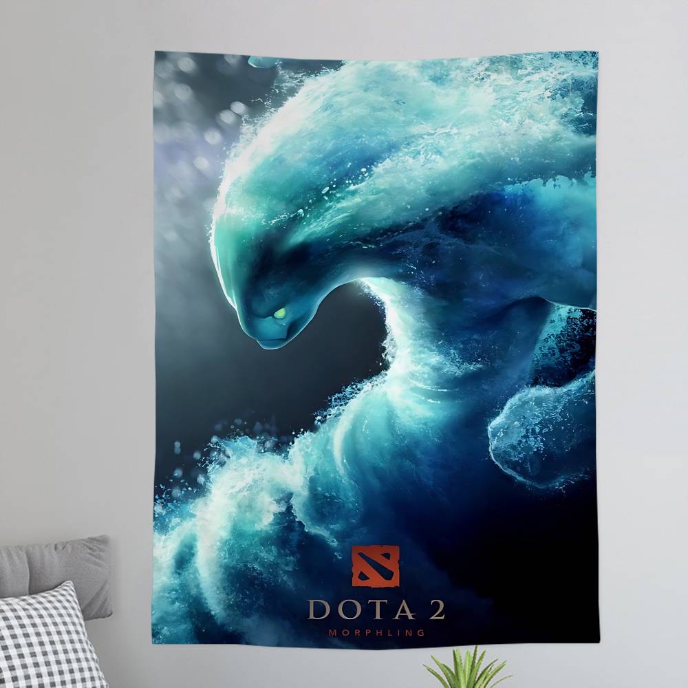 DOTA 2 Character Chart Tapestry Home Decoration hippie bohemian decoration divination Wall Hanging Home Decor