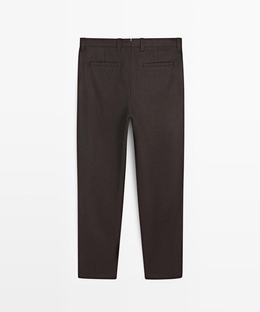 Masimodutti Total Look Wool Blend Pants